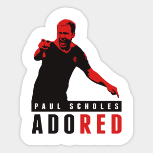 Paul Scholes - Adored Sticker